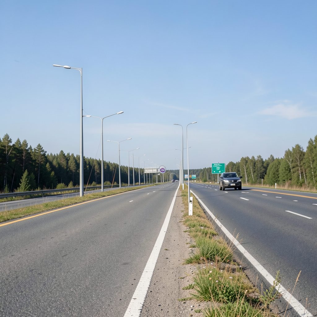 Пограничный пункт пропуска, нейтральная дорожная обстановка